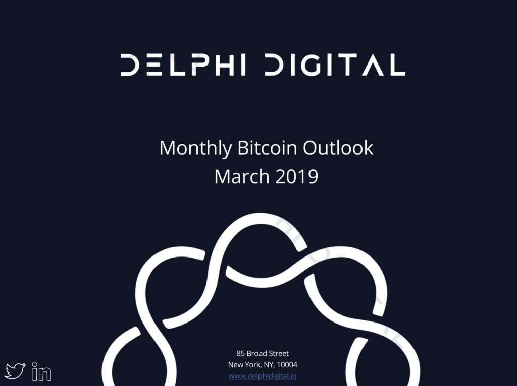 Monthly Bitcoin Outlook – March 2019