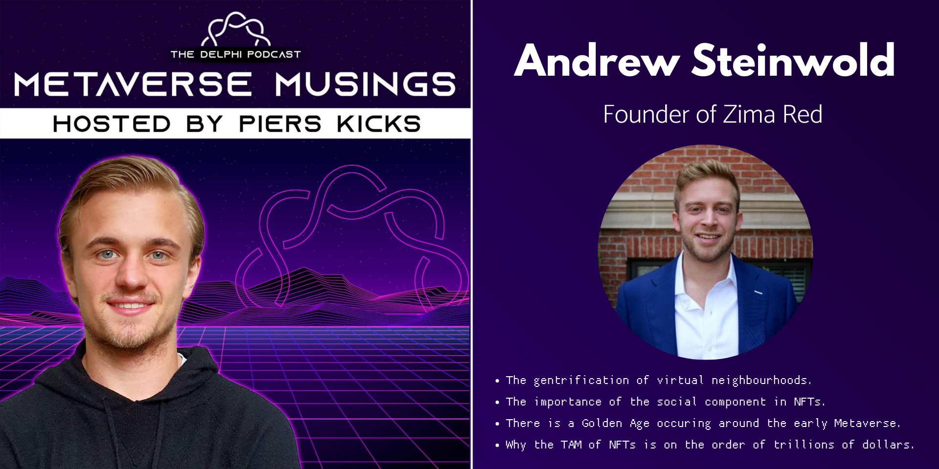 Andrew Steinwold: The Trillion Dollar NFT Opportunity - Metaverse Musings  Ep 04 - Delphi Digital