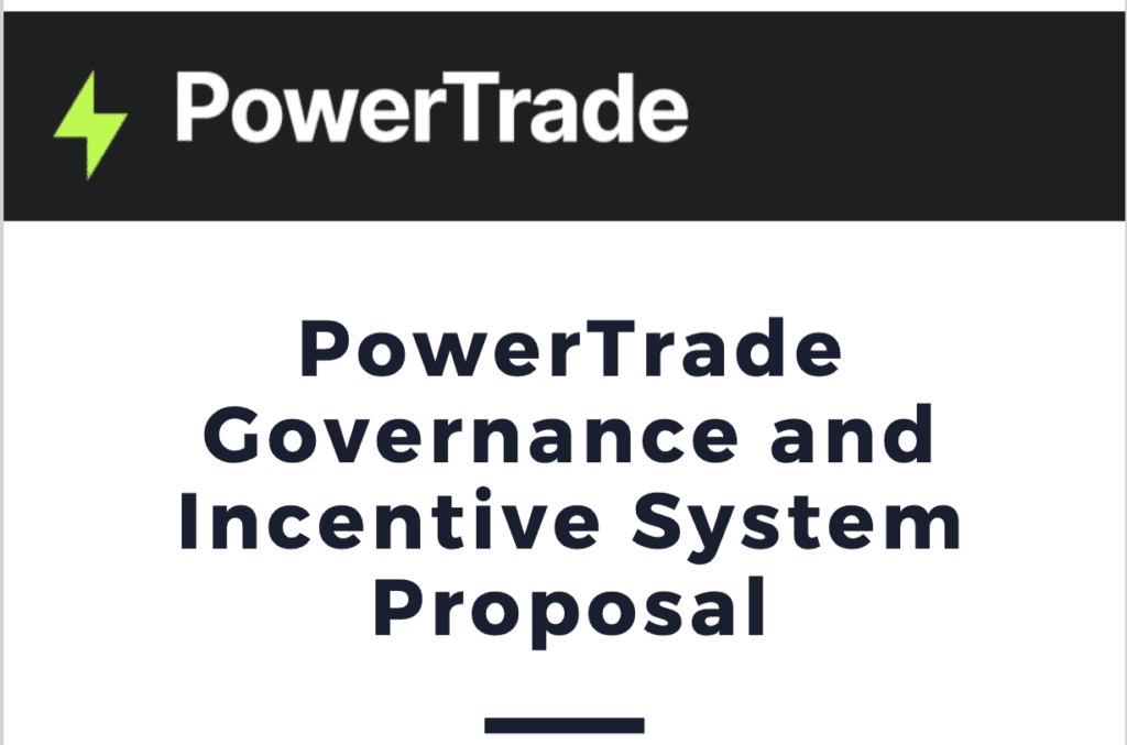 Proposed Powertrade Token Economics